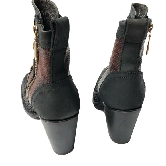 Cuadra High Heel Booties Python Skin Size 7 - Picture 3 of 10